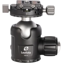 Leofoto Kugelkopf NB-46 + Auslöseplatte NP-60 (Kugelkopf), Stativkopf, Schwarz