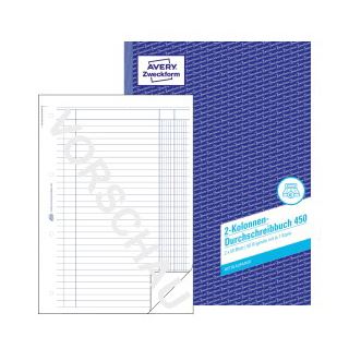 AVERY Zweckform Kolonnen-Durchschreibebuch Formularbuch 450