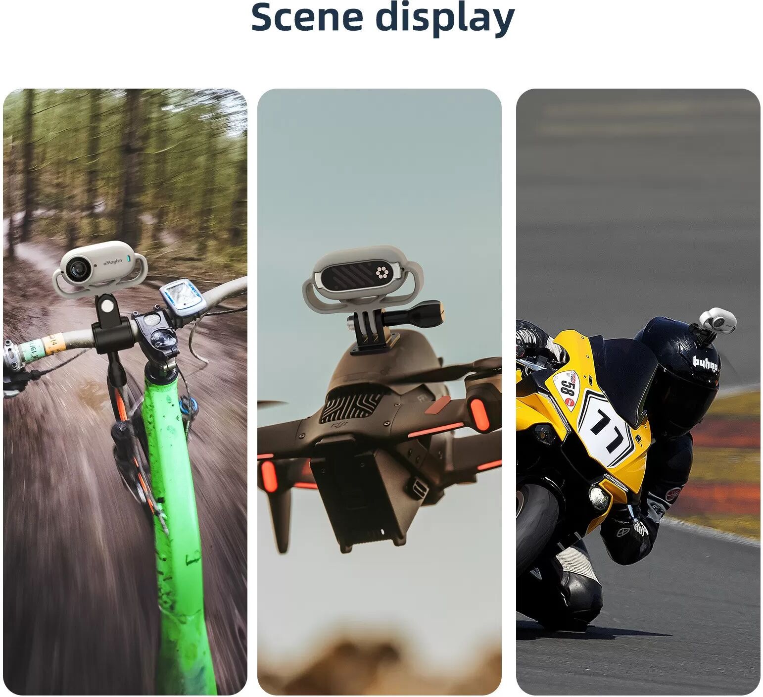 INF Étui en silicone antichoc pour Insta360 GO 3S - Protection optimale pour votre caméra d'action