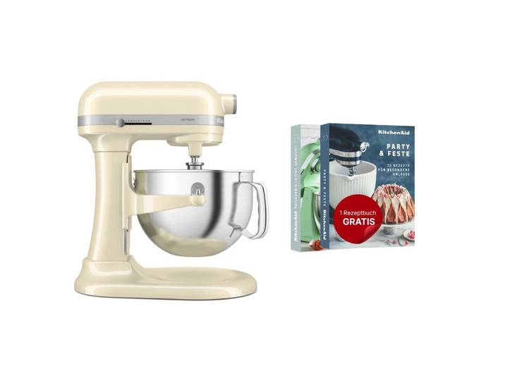 KitchenAid Küchenmaschine KitchenAid Küchenmaschine mit Schüsselheber 5,6 L Artisan 5KSM60SPX