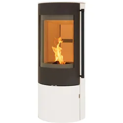 Kaminofen EVO 2.1 Stahl Creme Weiß