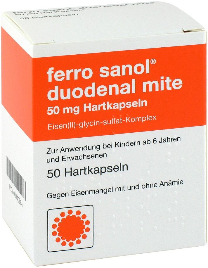 Ferro sanol duodenal mite 50mg