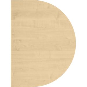 Hammerbacher Anbautisch LA 60, ahorn, Maße: 60 x 80cm