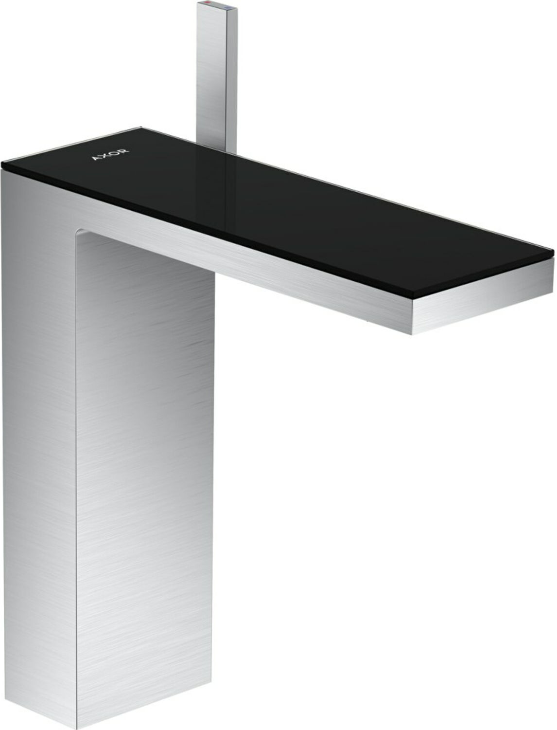 Hansgrohe Platte Axor MyEdition 245x82mm, Glas, schwarz (47901600)