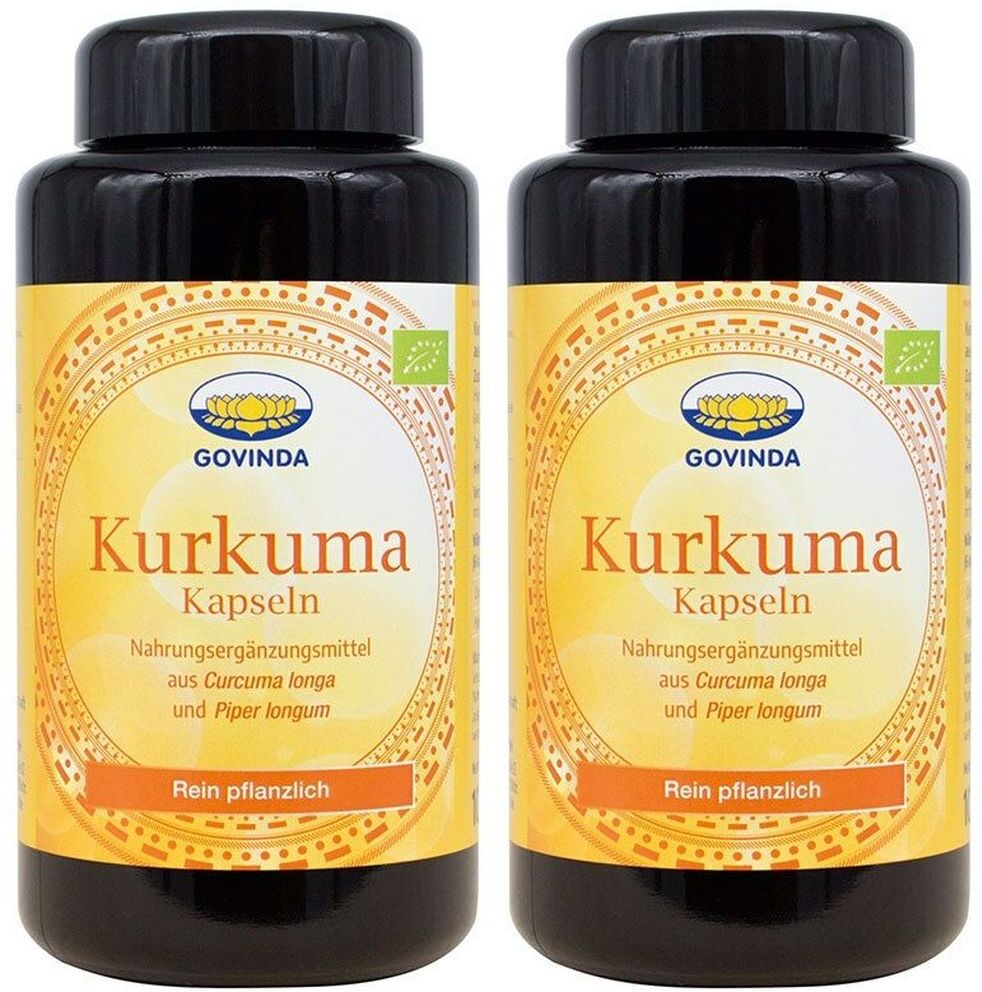Govinda Bio Kurkuma 2x 2x200 St Kapseln