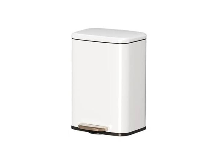 Badezimmer Fußbetriebene Mülleimer for Badezimmer Und Büros(Weiß)