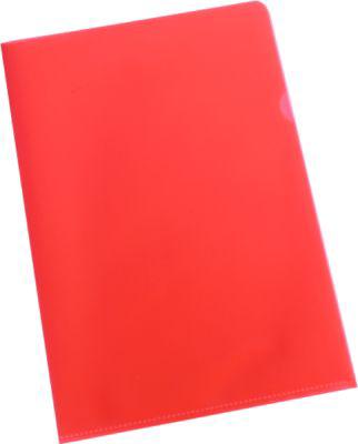 Schäfer Shop Select Sichthülle, DIN A4, genarbt, 25 Stück, rot