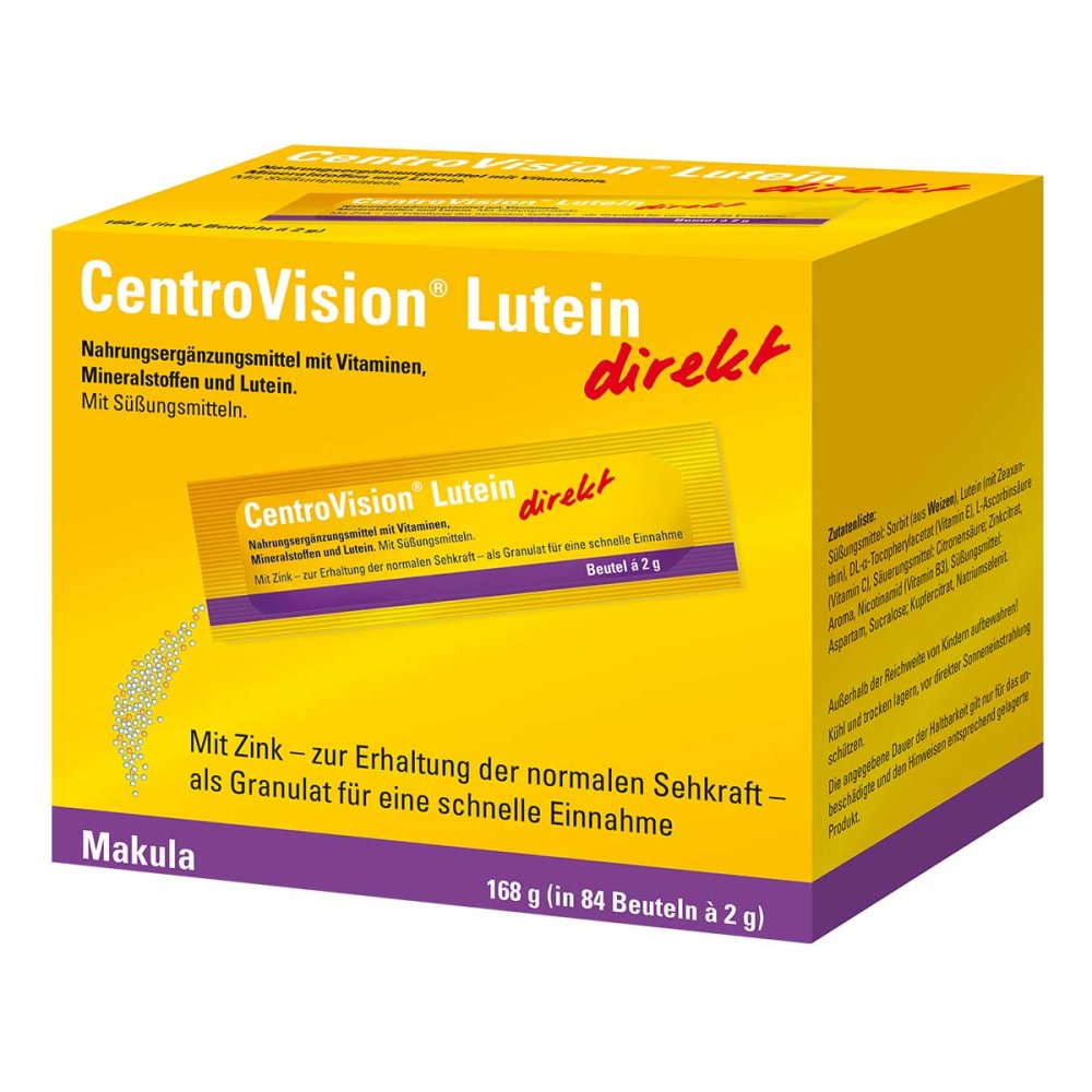OmniVision GmbH Centrovision Lutein direkt Granulat 16360315