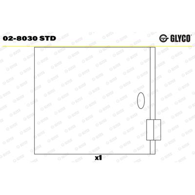 GLYCO Buchse, Kipphebel 02-8030 STD für Porsche