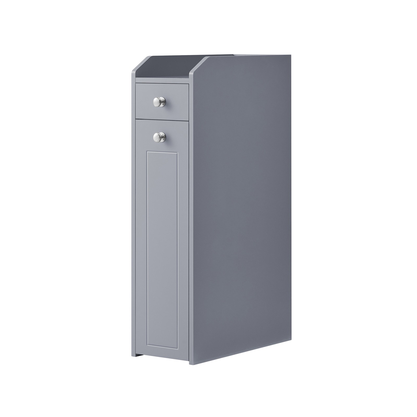 VASAGLE Badezimmerschrank klein, Badschrank schmal, kleiner Schrank für Toilettenpapier BBCB35847G02