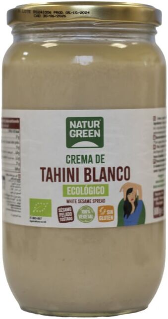 NaturGreen TAHÍN PURÊ DE GERGELIM BRANCO BIO 800g