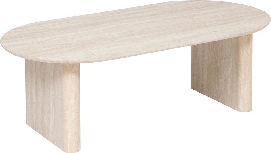 Eazy Living salontafel Éthan met travertin blad, 120 cm