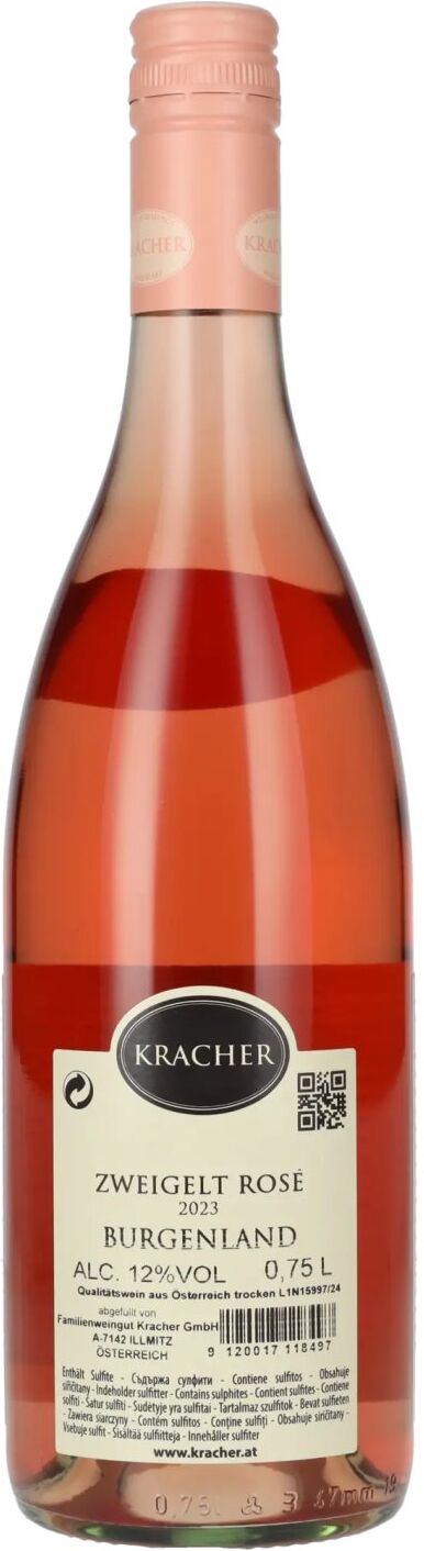 Kracher Zweigelt Rosé 2023 12% Vol. 0,75l