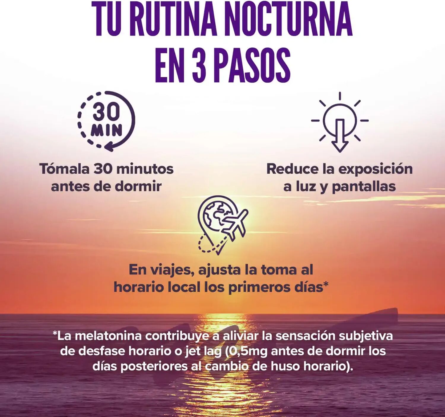 HSN Melatonina híbrida 1,9mg - 120 tabs - Sueño - Tabletas - 120  Servicios