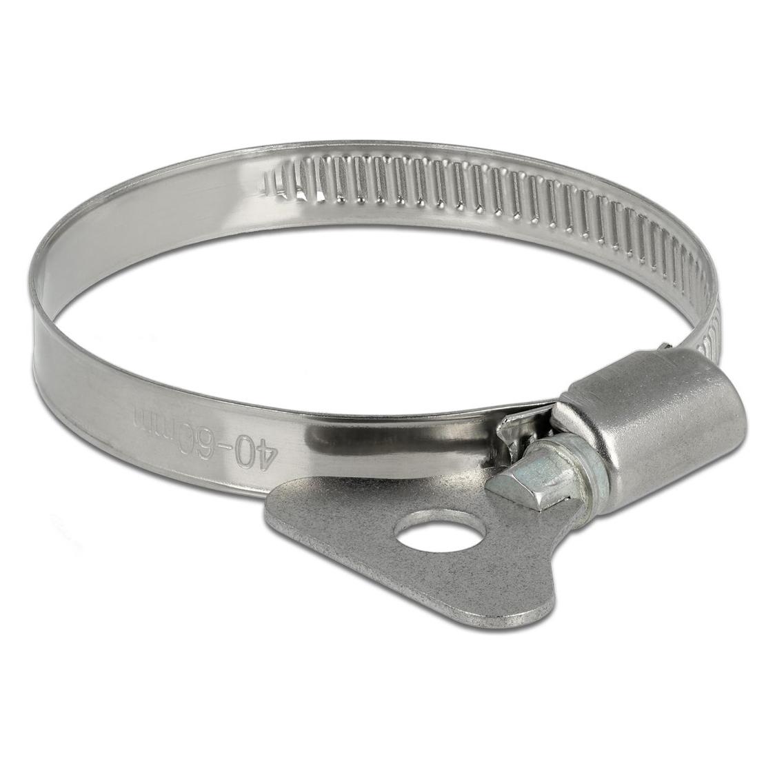 Delock Schlauchschelle mit Flügelmutter 40 (Schlauchschelle, 40 mm) (19581)