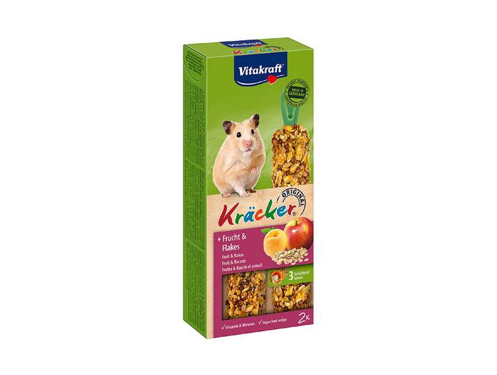 Vitakraft Kräcker® Frucht+Flakes Hamster 2er