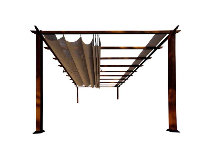 Pavillon Florenz 505x236x350cm wetterfest, Gartenpavillon