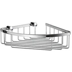 Smedbo Sideline Eckseifenkorb, einfach, Accessoires, DK2021, chrom