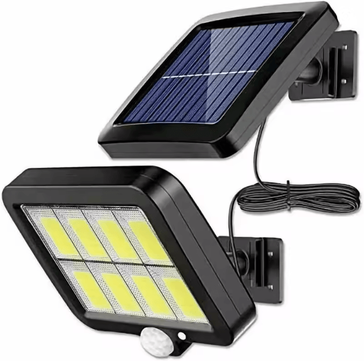Inspire Essentials BrightGuard Solar Motion Sensor Wall Light With Split Panel d 1pcs