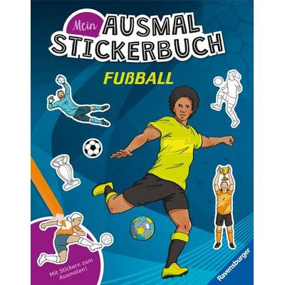 Mein Ausmalstickerbuch - Fußball, Taschenbuch von , Ravensburger Verlag GmbH, 978-3-473-48908-4
