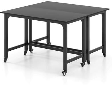 1/2/4PCS Conference Table Rolling Seminar Table Meeting Study Desk