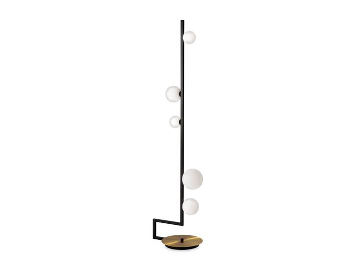 ideal lux Stehlampe Birds, schwarz, für Wohn- / Esszimmer, Metall, Modern, Stehlampe