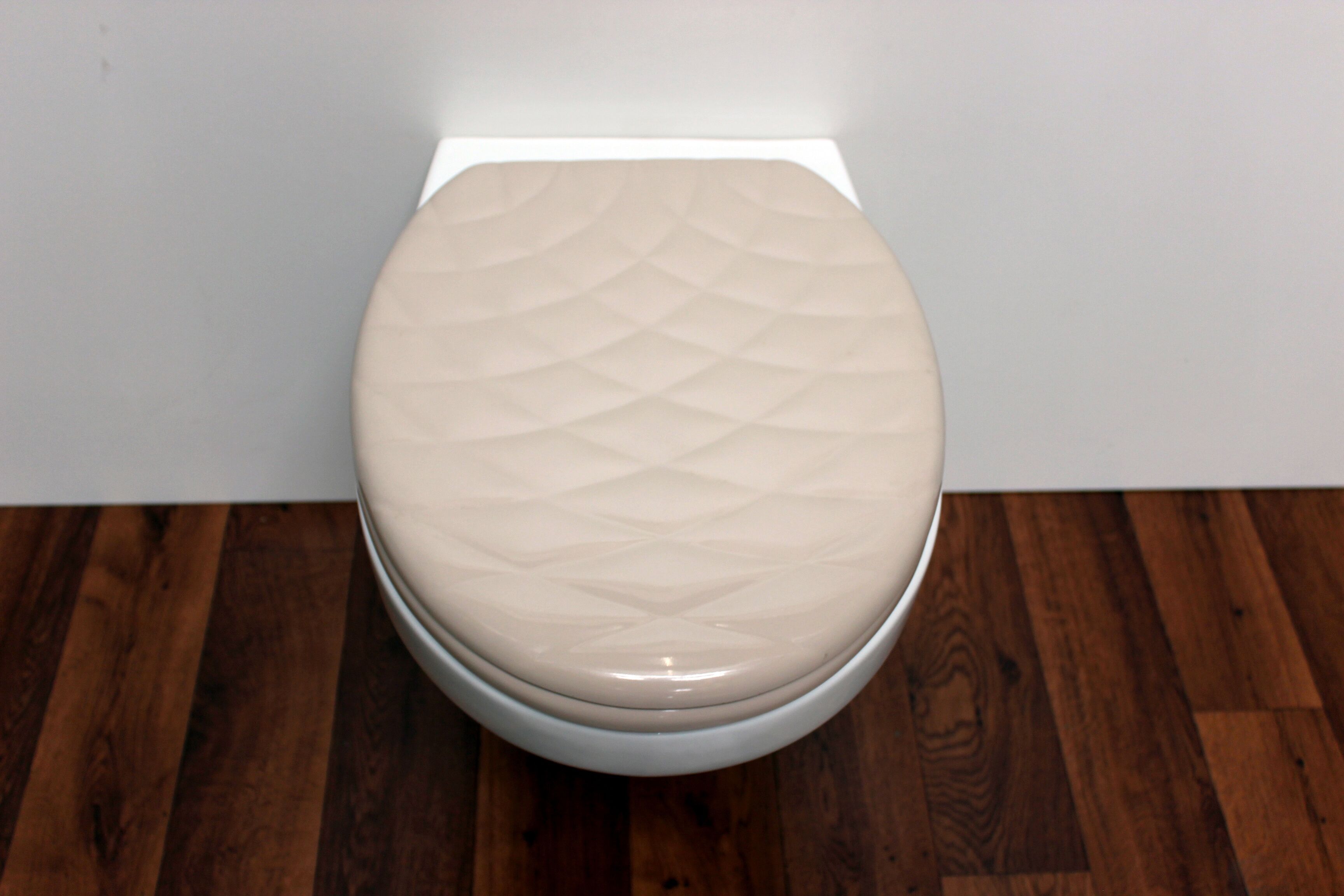 WC-Sitz ADOB "London manhattan", beige, Duroplast, WC-Sitze, WC-Sitz, passend auf alle Standard WCs beige Einheitsgröße