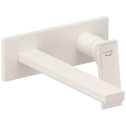 KLUDI-DECUS 2-Loch-Wand-Einhandmischer 240MM Feinbau-Set mattweiß 542455375