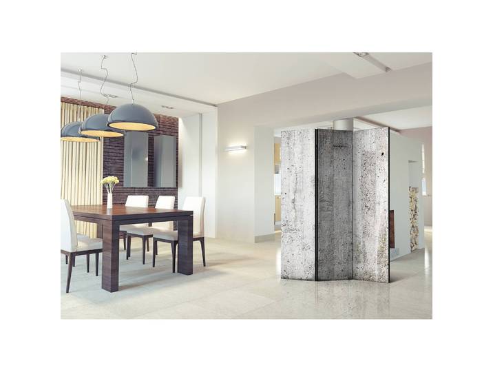 Paravent Imperator Polaire Gris 135 x 172cm 3 éléments