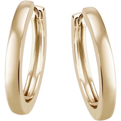 Paar Creolen FIRETTI "Schmuck Geschenk Silber 925 Ohrschmuck Ohrringe", gold (gelbgoldfarben), Ohrringe, Damen, Silber 925 (Sterlingsilber)