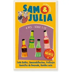 Sam & Julia Miniatur-Limonadeflaschen (4er) 1:12