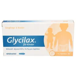 GLYCILAX Suppositorien für Kinder 12 St