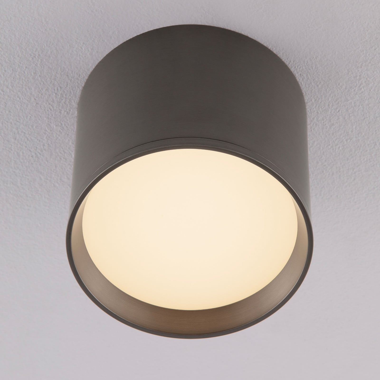 home24 Plafondlamp Ziaza Zilver, Ø 10 cm