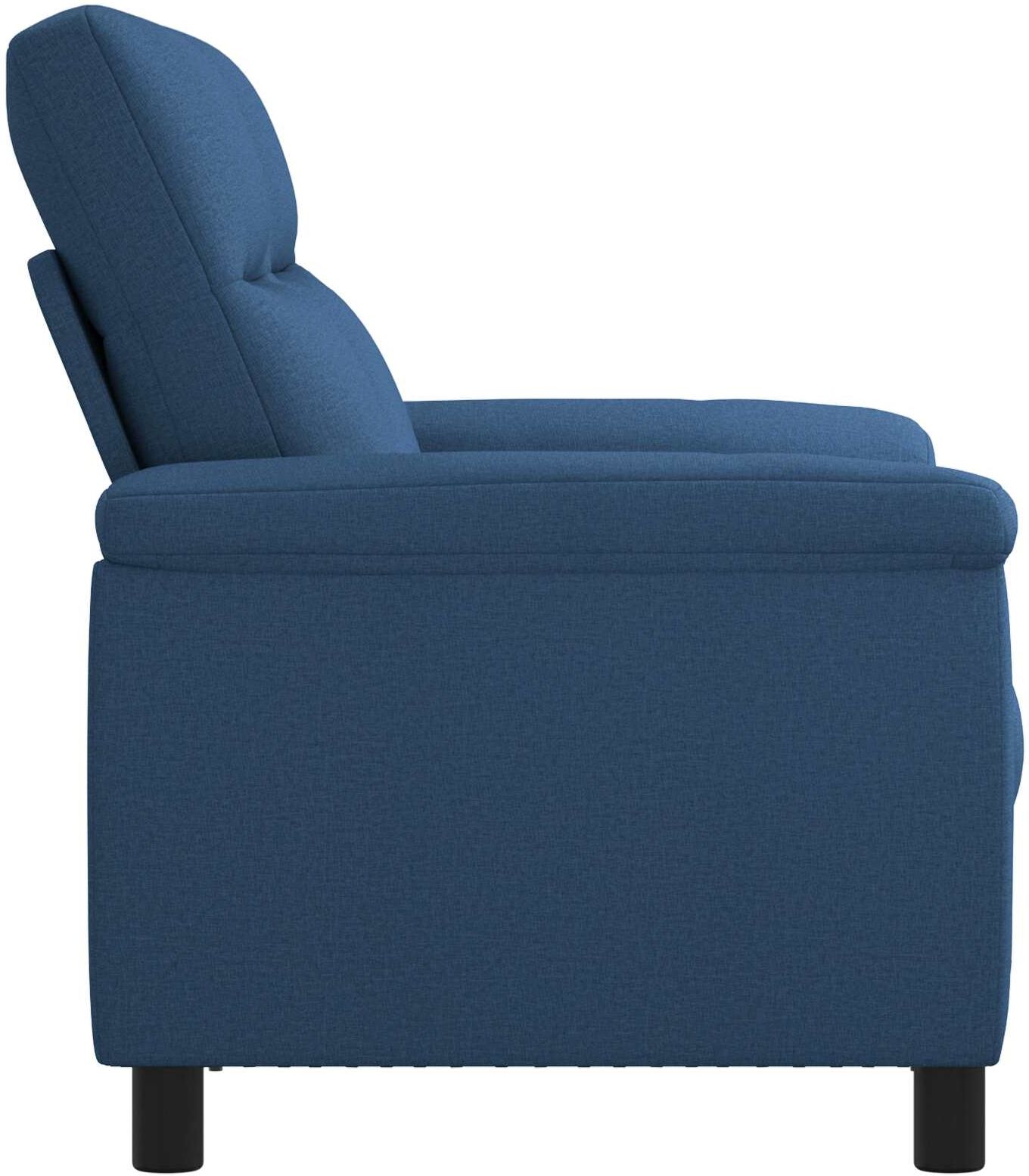 vidaXL Canapé Bleu 178 x 90 x 95 cm Tissu