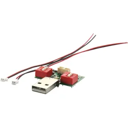DEBO CHARGE 2X1 - Entwicklerboards - Doppel-Ladeplatine für LiPo-Akkus, 3,7V, USB