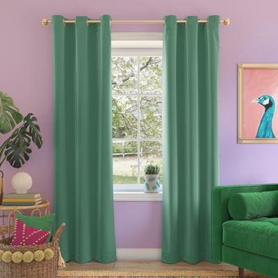 Sun Zero Hayden Energy Saving Blackout Grommet 1-Piece Curtain Panel, Single Panel