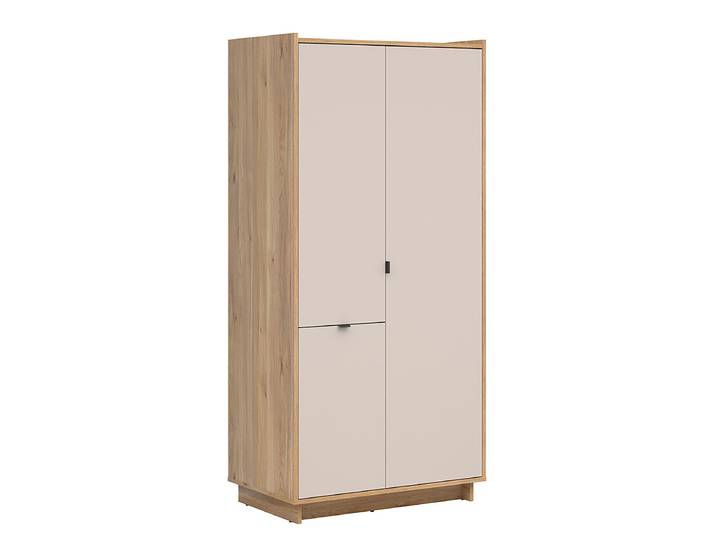 Drehtürenschrank - 96 cm 96 x 209 x 58cm Beige
