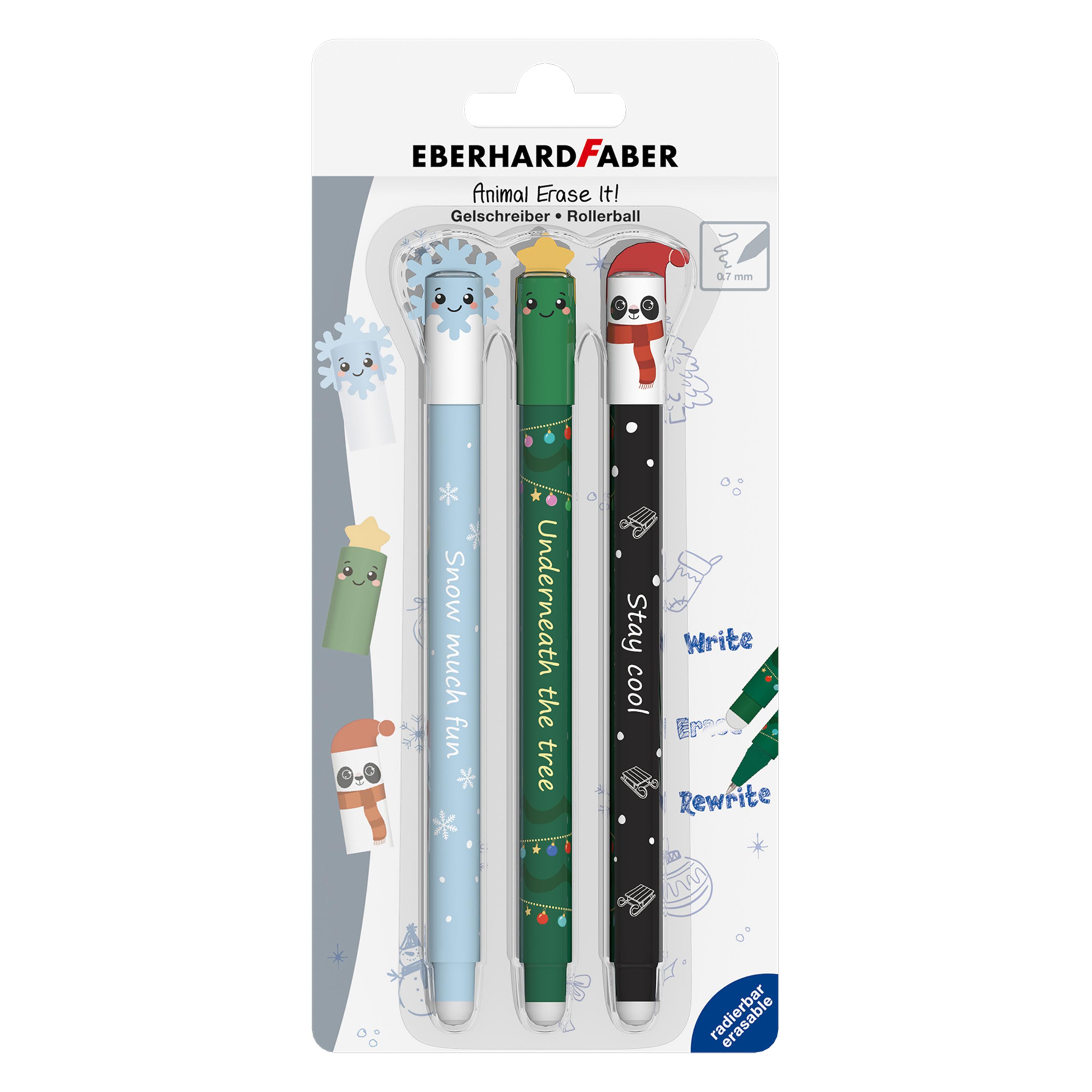 Eberhard Faber ERASE IT - Gelschreiber (3x) (583105)
