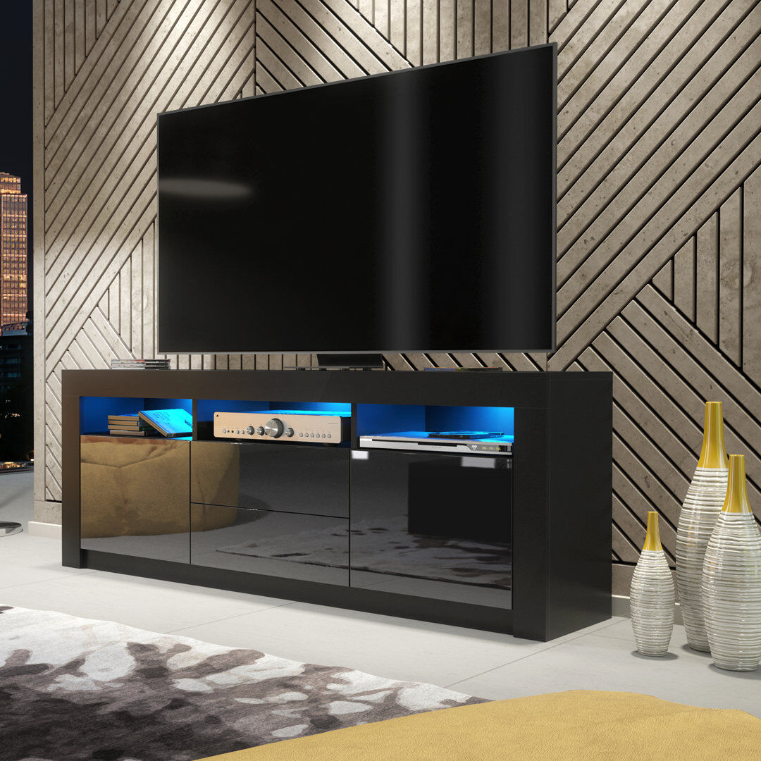 Metro Archivaldo Unfinished TV Stand for TVs up to 48" Black 48"