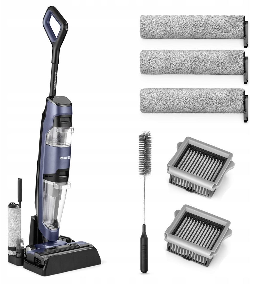 Kabelloser Waschstaubsauger 4Swiss VC024 CleanBooster mit 15000 Pa Saugkraft