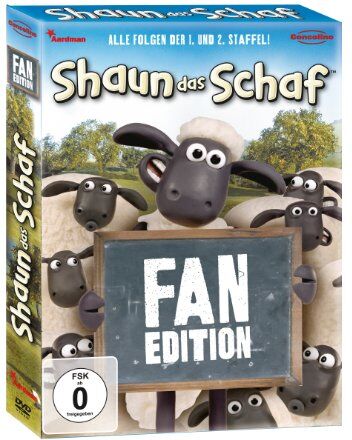 John Sparkes - Shaun das Schaf - Fan Edition (Pop-Up Verpackung inkl. 6 Meisterschaf-Spots) [4 DVDs] - Preis vom 13.10.2026 19:28:25 h