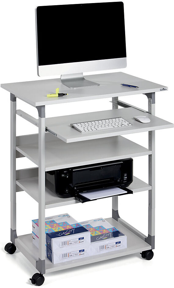 EDV-Trolley, Stehversion, lichtgrau DURABLE