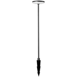 Steckleuchte LED Gartenlampe Wegelampe Außenleuchte Aluminium Schwarz IP65 H80cm