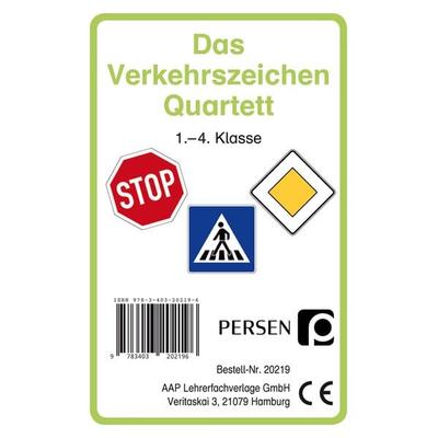 Das Verkehrszeichen-Quartett, Game von Bernd Wehren, Persen Verlag in der AAP Lehrerwelt GmbH, 978-3-403-20219-6