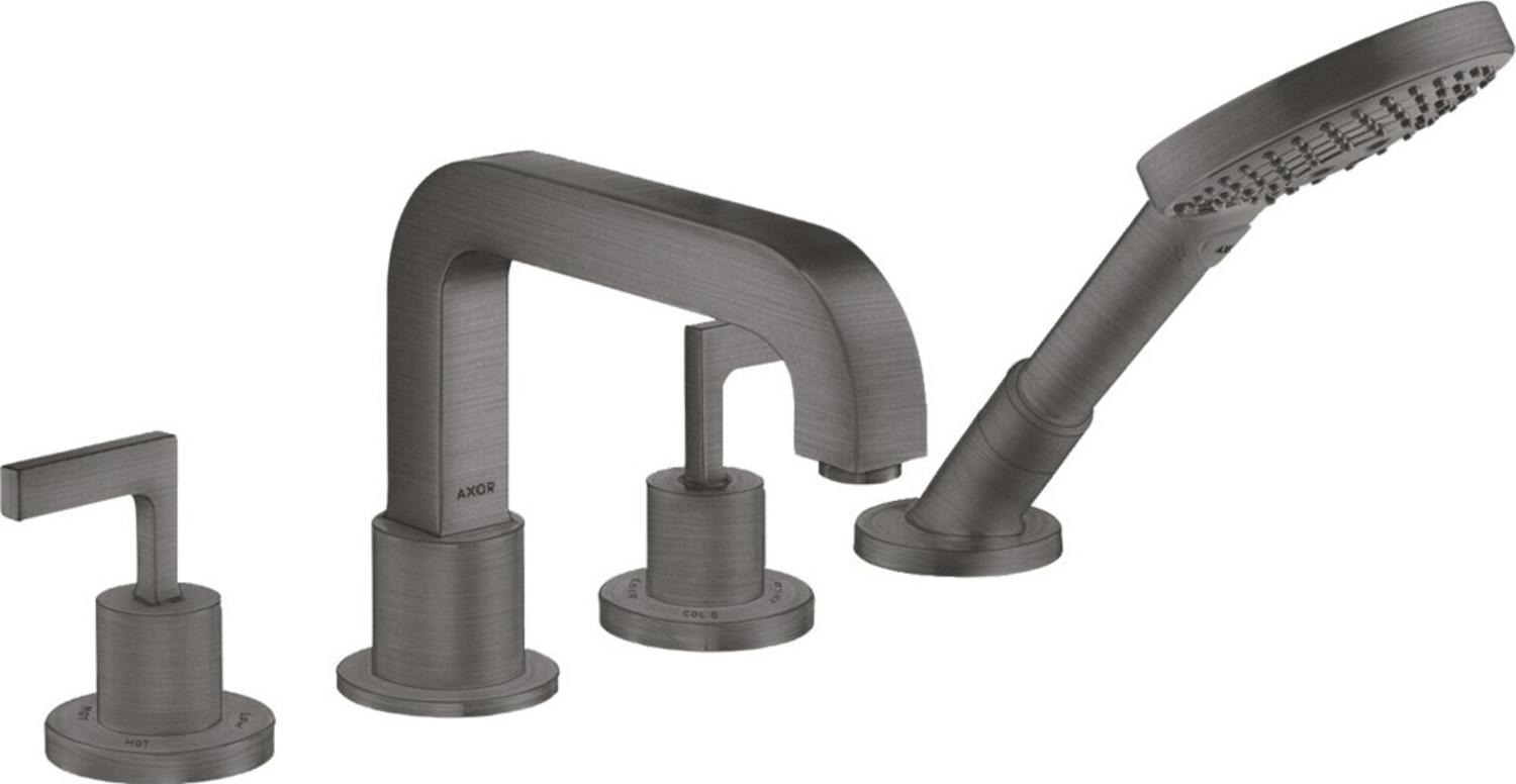 hansgrohe Fertigmontageset Axor Citterio 4-L-BW-Rand-Arm, m HG, brush. bla vc
