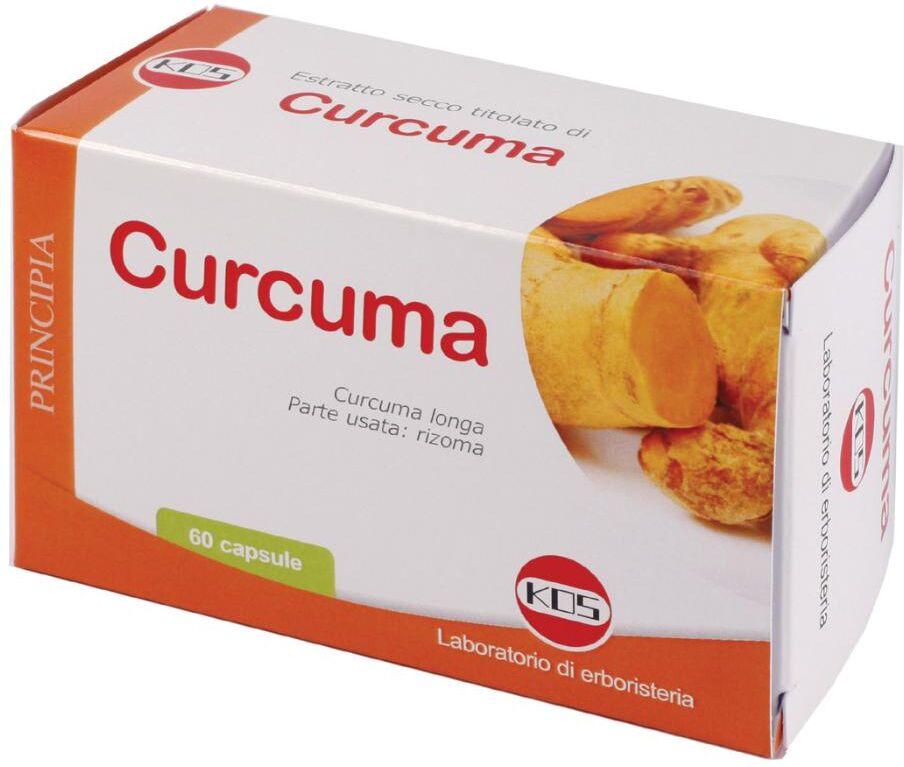 KOS Srl Curcuma Estratto Secco, 60 Capsule