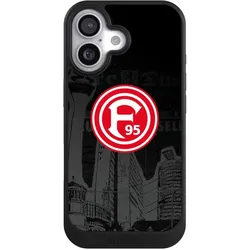 Nivocase Hülle für Apple iPhone 17 Handyhülle NIVOcore Case Schwarz Fortuna Düsseldorf Logo Offizielles (Apple iPhone 17), Smartphone Hülle, Schwarz