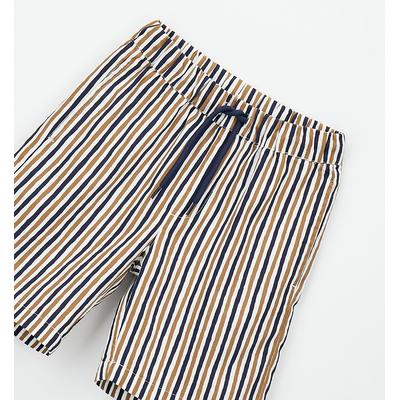 Outdoorhose IDO "BABY BOY SUMMER TROUSER", Mädchen, Gr. 128, EURO-Größen, bunt (weiß, blau), 100% Baumwolle, Hosen Outdoorhose