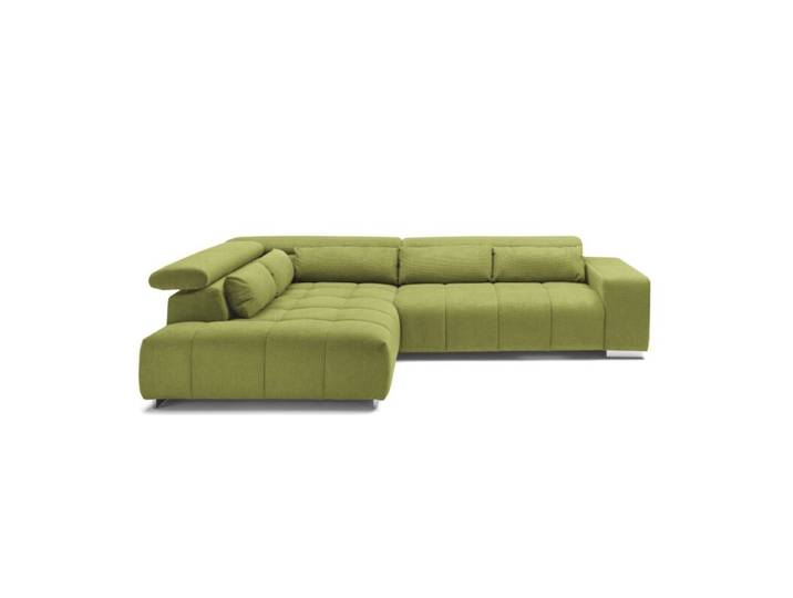 Trendstore Christel Ecksofa wahlweise mit Hocker - Chenille Bost