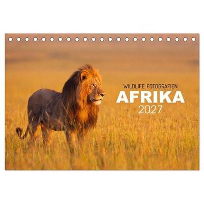 Afrika Wildlife-Fotografien (Tischkalender 2027 DIN A5 quer), CALVENDO Monatskalender